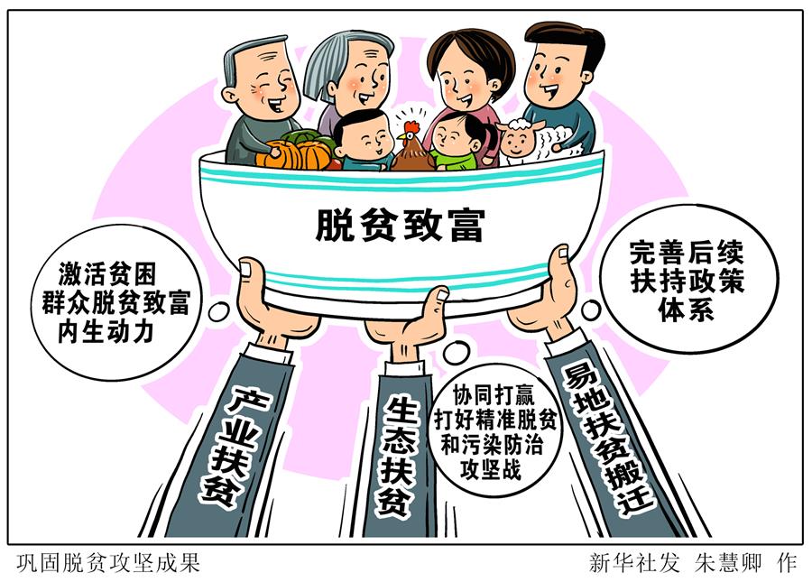 （图表·漫画）［国家扶贫日］巩固拓展脱贫攻坚成果